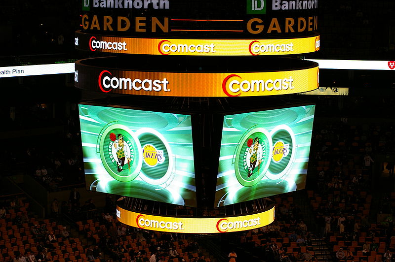 Boston Celtics TD Garden Scoreboard