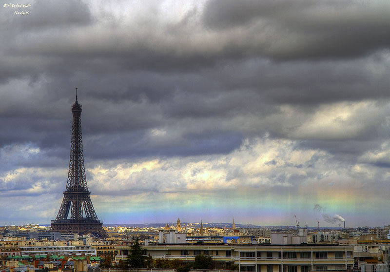 horizon rainbow in paris