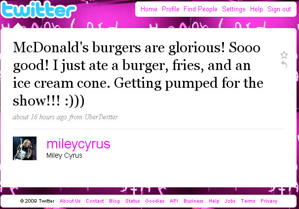 miley-cyrus-twitter-post-mc-donalds