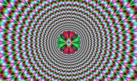 pulsing vortex optical illusion image