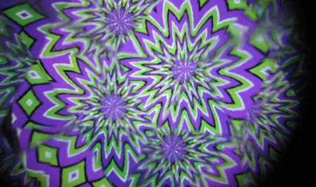 starburst optical illusion image