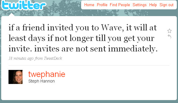 twephanie-google-wave-update