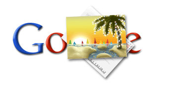 happy holidays google logo