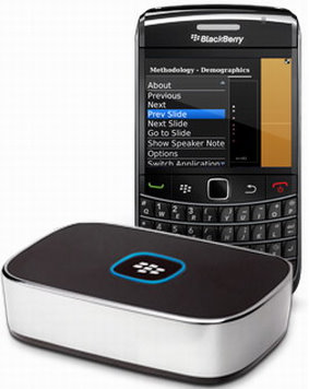 blackberry presenter