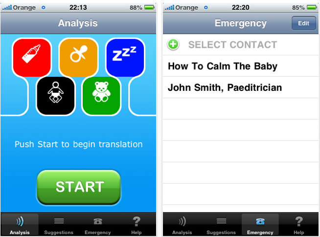 cry translator iphone app 1