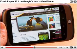 flash 10 1 google nexus one phone