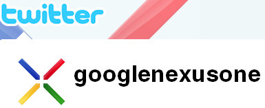 google nexus one twitter profile