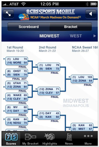 cbs march madness iphone app 1