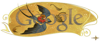 hans christian andersen google logo 41