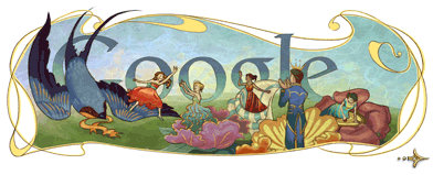 hans christian andersen google logo 5