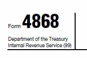 irs tax extension form 2010