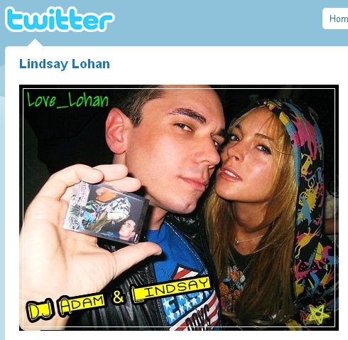 lindsay lohan twitter profile