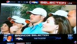 tim tebow denver broncos draft