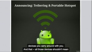 Android 2.2 Tethering portable hotspot