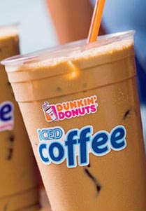 free iced coffee 2010 dunkin donuts