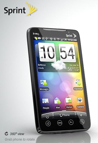 google android htc evo 4g