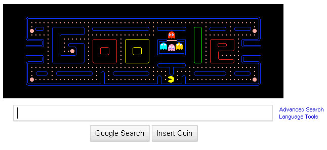 google doodle pacman