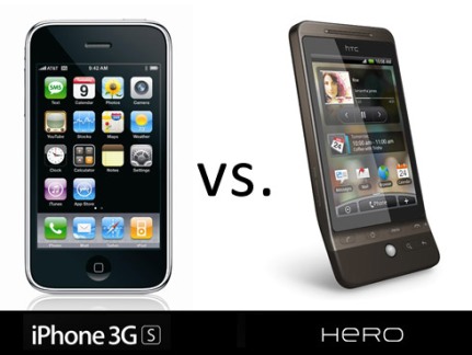 htc vs iphone ipad