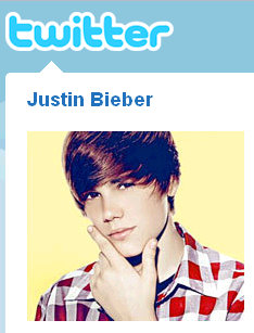 justin bieber twitter