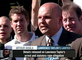 lawrence taylor arrested attorney