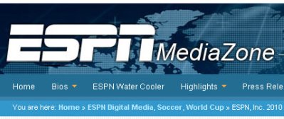 espn 2010 world cup schedule