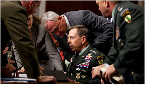 gen david patraeus faints senate hearings2