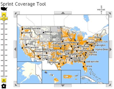 sprint 4g coverage map