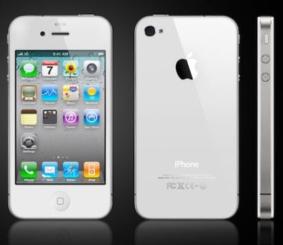 white iphone 4