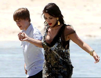 kim kardashian justin bieber beach photoshoot pictures 2