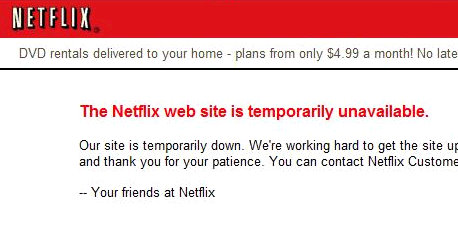 netflix down login unavailable