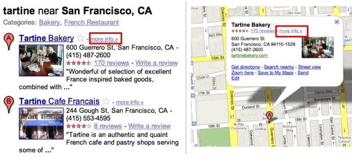 google places local business