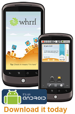 whrrl android app