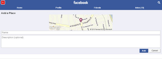 add places to facebook places 2