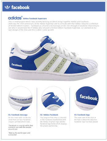 facebook adidas sneakers