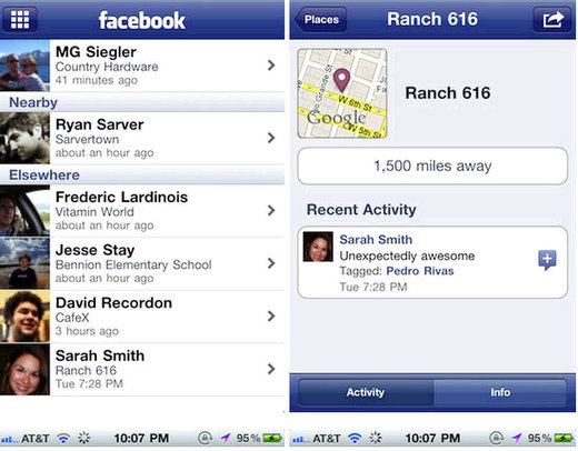 facebook location graph single sign on api