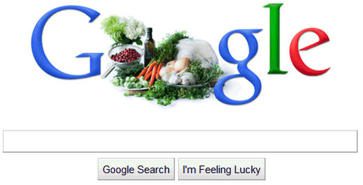 google thanksgiving day logo day 1