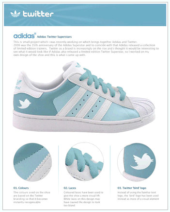 twitter adidas sneakers