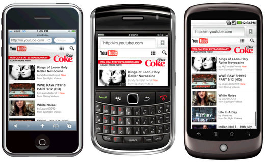 youtube mobile growth