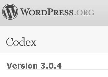 wordpress 3.0.4