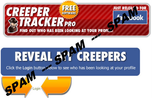 creeper tracker pro faceboo spam