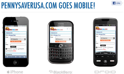 pennysaverusa mobile website version