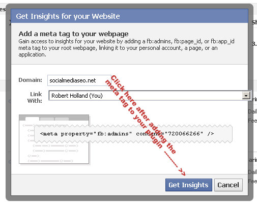 facebook insights for websites how to wordpress 3
