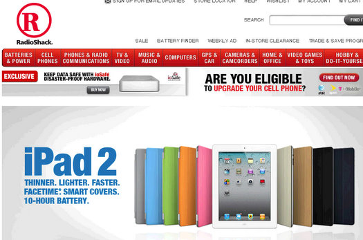 radio shack ipad 2