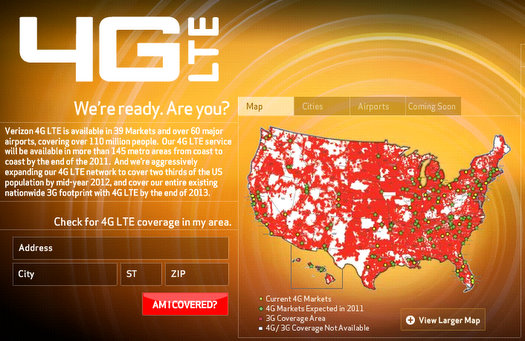 verizon 4g lte list of cities1