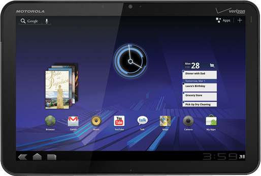 motorola xoom vs ipad