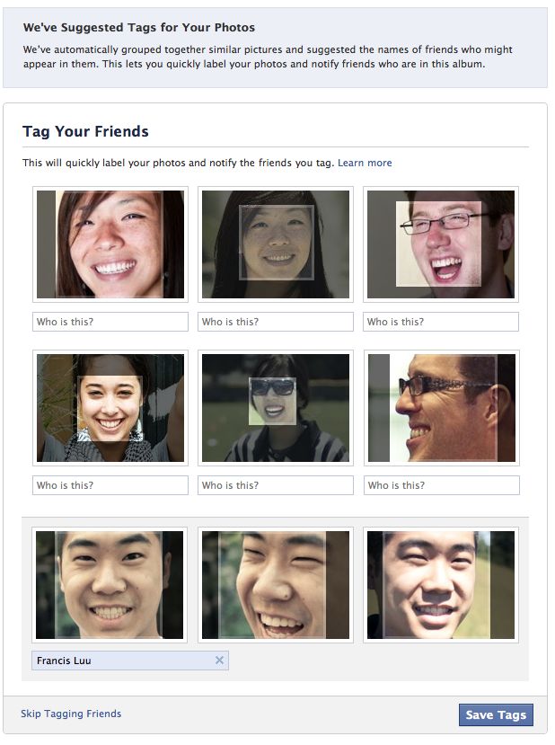 facebook facial recognition technology1