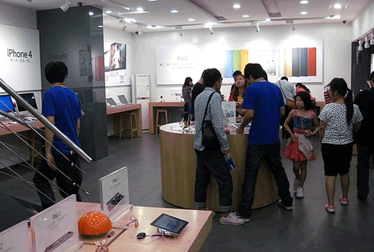 fake apple store china