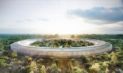 apple campus 2 spaceship