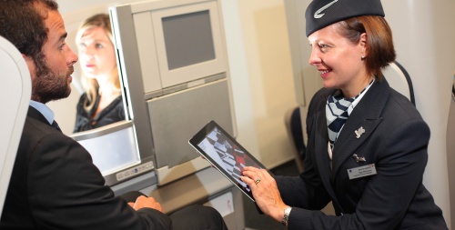 britiah airways ipad flight attendants