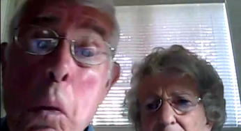 Viral Elderly Couple Testing New Webcam Video